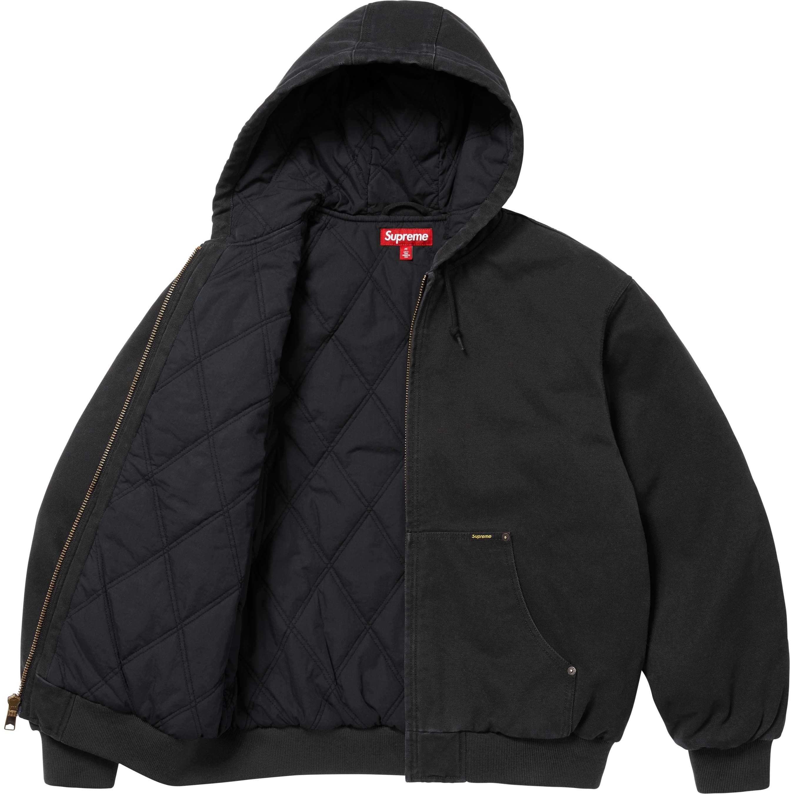 AOI Embroidered Hooded Work Jacket view 7